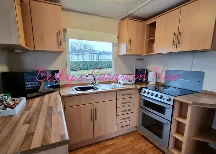 Becky'S Caravan At Marton Mere Blackpool